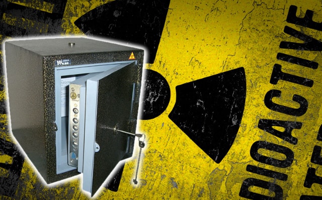 Cейф для хранения радиоактивных денежных купюр.