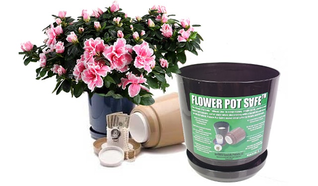 Flower Pot Safe - тайник в виде цветочного горшка.