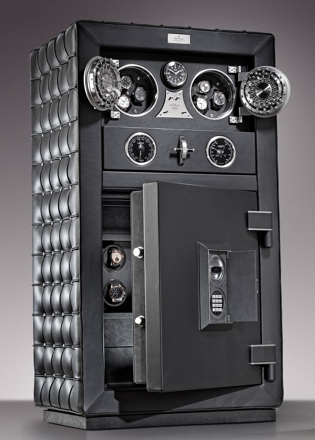 Dottling Fortress - эксклюзивный сейф для хранения элитных наручных часов, сигар и драгоценностей.