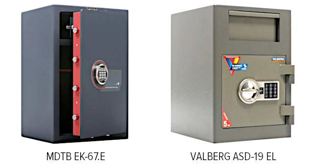 Взломостойкий и депозитный сейфы.
