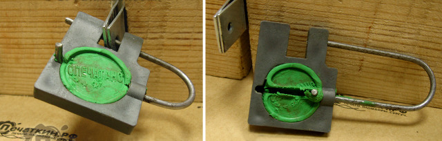 Навесное опечатывающее устройство под петли