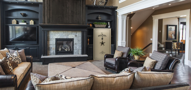 Сейфы в домашнем интерьере.