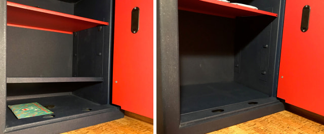 Накладной фальшпол в сейфе может скрывать не только анкерный болт.