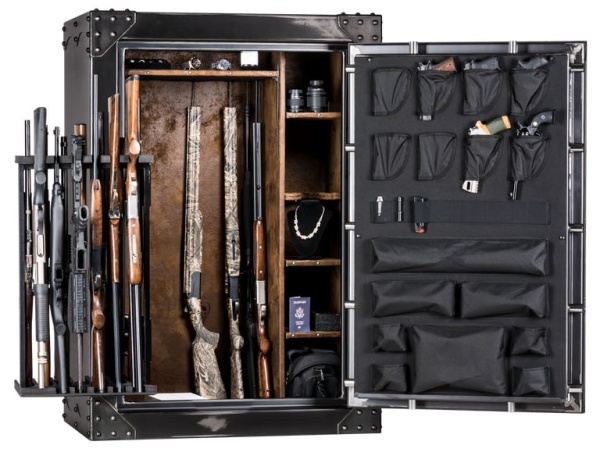 Сейф Ironworks AIW6042-SO EL — с выдвинутым лафетом. Сейф Ironworks AIW6042-SO EL — с выдвинутым лафетом.