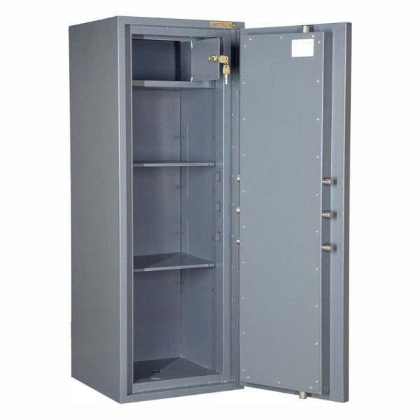 Сейф Меткон СМ-120 (ригельная система, внутреннее устройство)