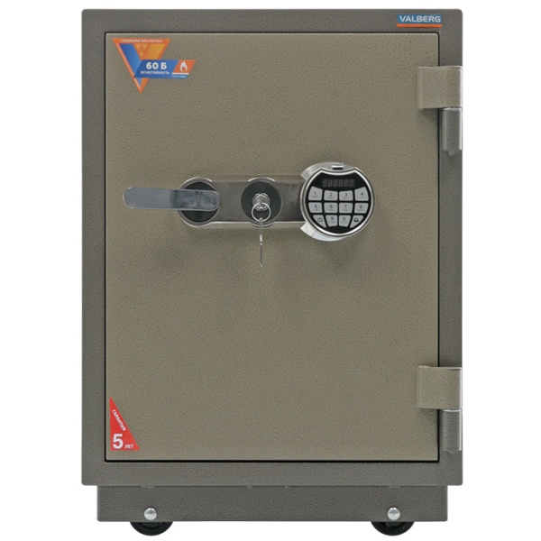 Сейф Valberg FRS-66T EL (закрытый, вид спереди) Сейф Valberg FRS-66T EL (закрытый, вид спереди)