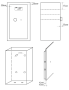 Сейф SAFEtronics NTR-100Ms (схематическое изображение, размеры)