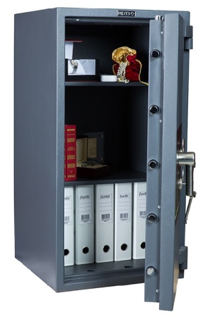 Сейф Fort-M 99 2K — открытый, интерьер, ригельная система.