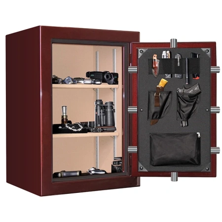 Сейф Rhino CD3022X BEL BUG BR — открытый, внутреннее устройство.