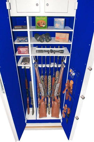 Armwood 11 EL Flock Plus Patina — внутреннее устройство. Отделка — флок (синий)