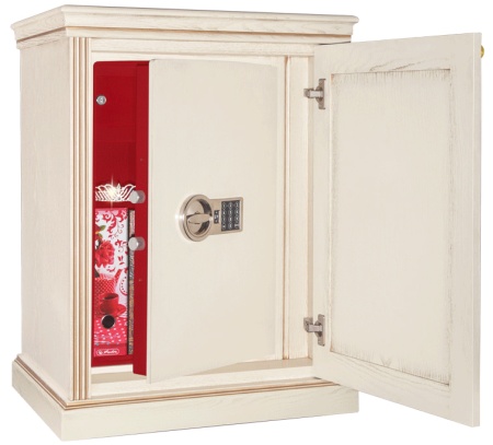 Сейф Safewood 78 EL DS2 Flock Patina — открытый.