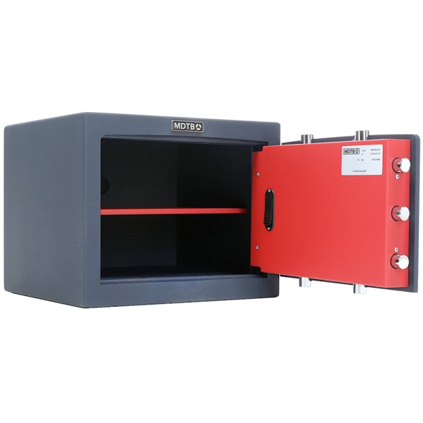 Сейф MDТВ EK-35.E — внутреннее устройство, ригельная система.