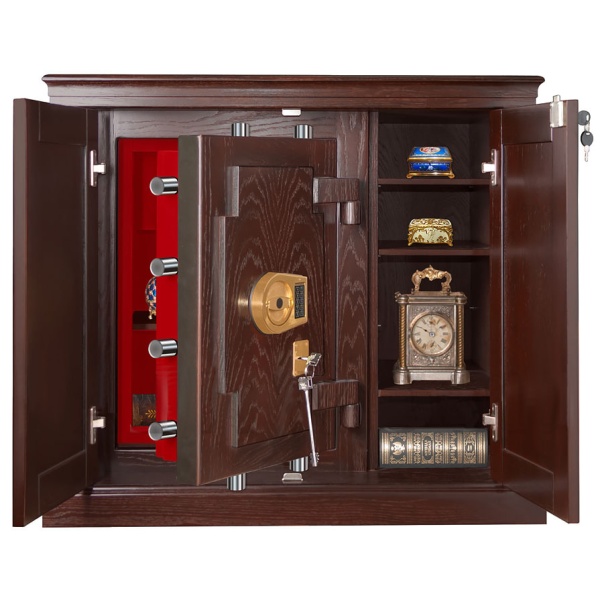 Сейф Safewood 5678T EL DS314 Flock - открытый.