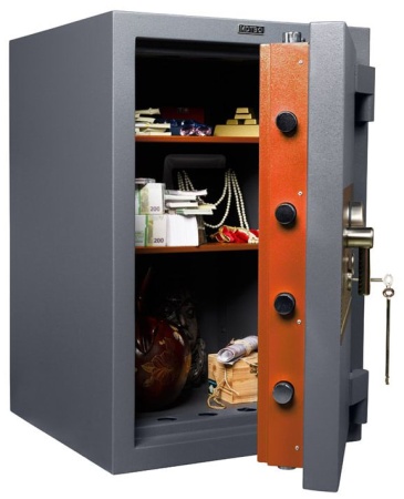 Сейф MDTB Burgas 1068 EK — приоткрытый, толщина двери.