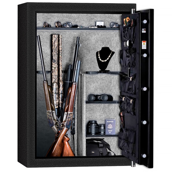 Сейф KTF5940EX BT EL Kodiak (Rhino, USA) — открытый, с оружейными ложементами.