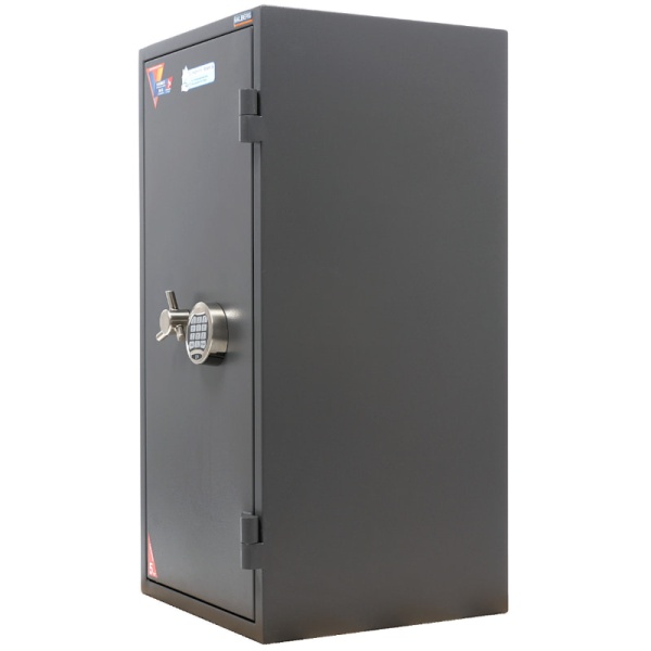 Сейф Valberg Гранит 90T EL, вид сбоку (внешние петли).