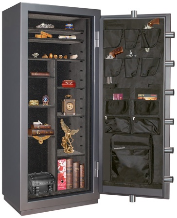 Сейф Elitsafe 3166 EL M Flock Platinum (кабинетный вариант с перегородкой)