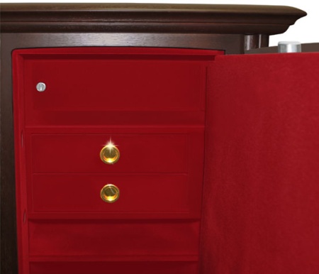 Safewood 112 EL 2DR Flock — выдвижные лотки.