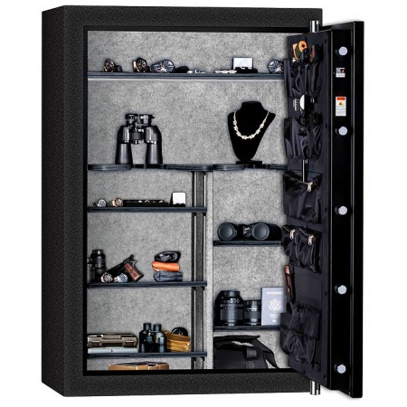 Сейф KTF5940EX BT EL GFD Kodiak (Rhino, USA) — открытый, внутреннее устройство.