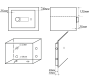 Сейф SAFEtronics NTR-22Es (схематическое изображение, размеры)