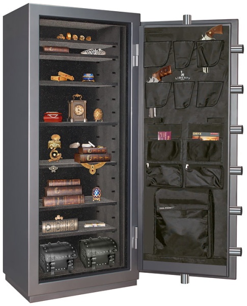 Сейф Elitsafe 3166 EL M Flock Platinum (кабинетный вариант с большими полками)