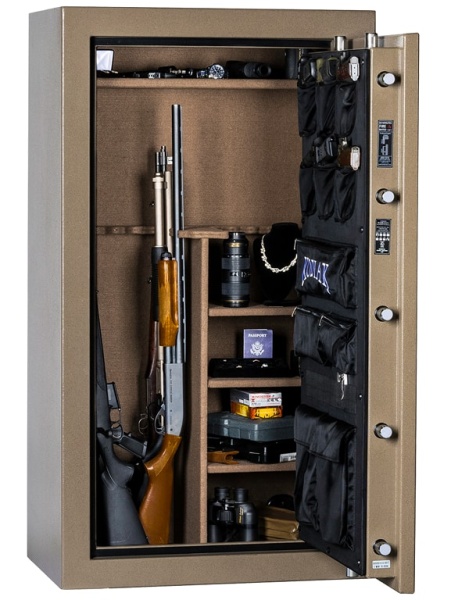 Сейф Rhino K5933EX Kodiak — открытый, внутреннее устройство.