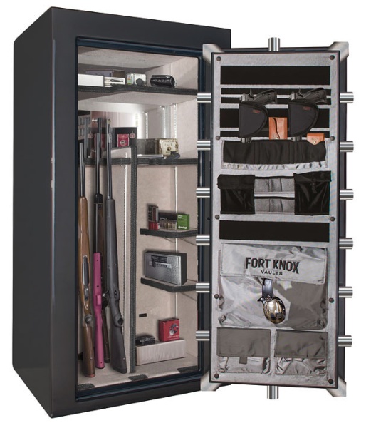 Сейф Fort Knox Defender 6031 MSBC PFI — внутреннее устройство.