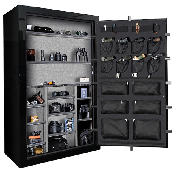 Сейф Rhino CD7242X BEL BKG CH — открытый, внутреннее устройство.