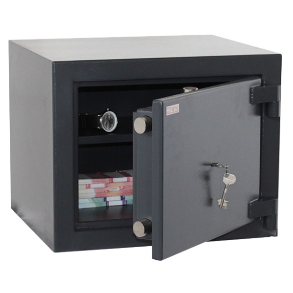 Сейф Контур ПК-53 — открытый, внутреннее устройство.