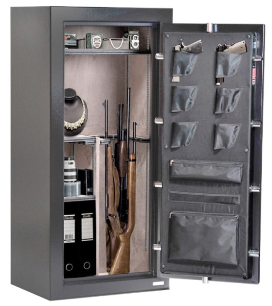 Сейф Format DL19 GS — внутреннее устройство, органайзер на двери.