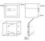 Сейф SAFEtronics NTR-39 (схематическое изображение, размеры)