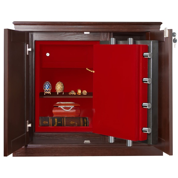 Сейф Safewood 5678T EL DS314 Flock - внутреннее устройство сейфа.