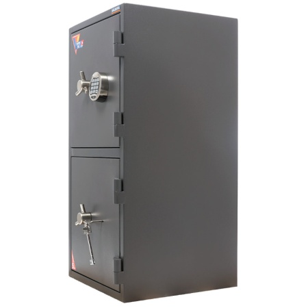 Сейф Valberg Гранит 90T/2 EL, вид сбоку (внешние петли).