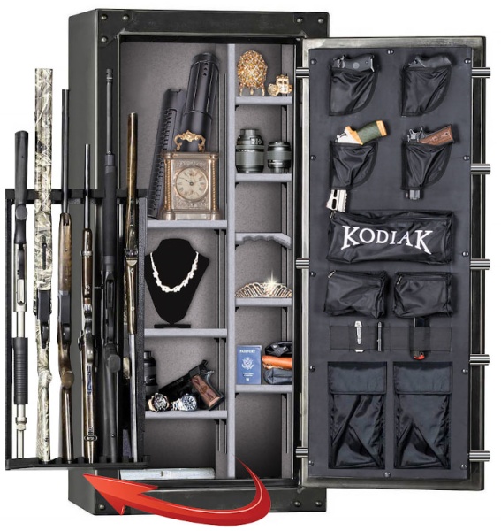 Сейф KSB5928EX-SO EL Kodiak — с выдвинутым лафетом. Сейф KSB5928EX-SO EL Kodiak — с выдвинутым лафетом.
