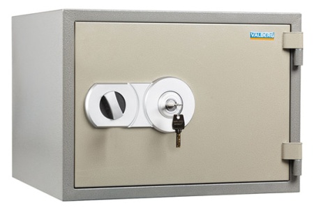 Сейф FRS-36 KL — закрытый. Ключевой замок и ручка.