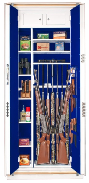 Armwood 11 G Flock Plus Patina — хранение оружия в сейфе.