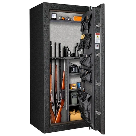 Сейф Rhino CD6030X EL BKT CH — с ложементами под ружья.