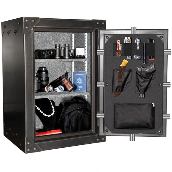 Сейф Rhino Kodiak KSB3020E EL — интерьер, ригельная система.