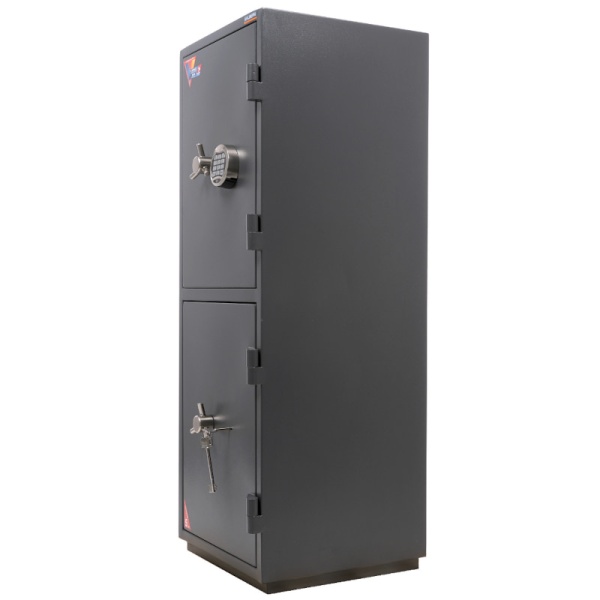 Сейф Valberg Гранит 120T/2 EL, вид сбоку (внешние петли).